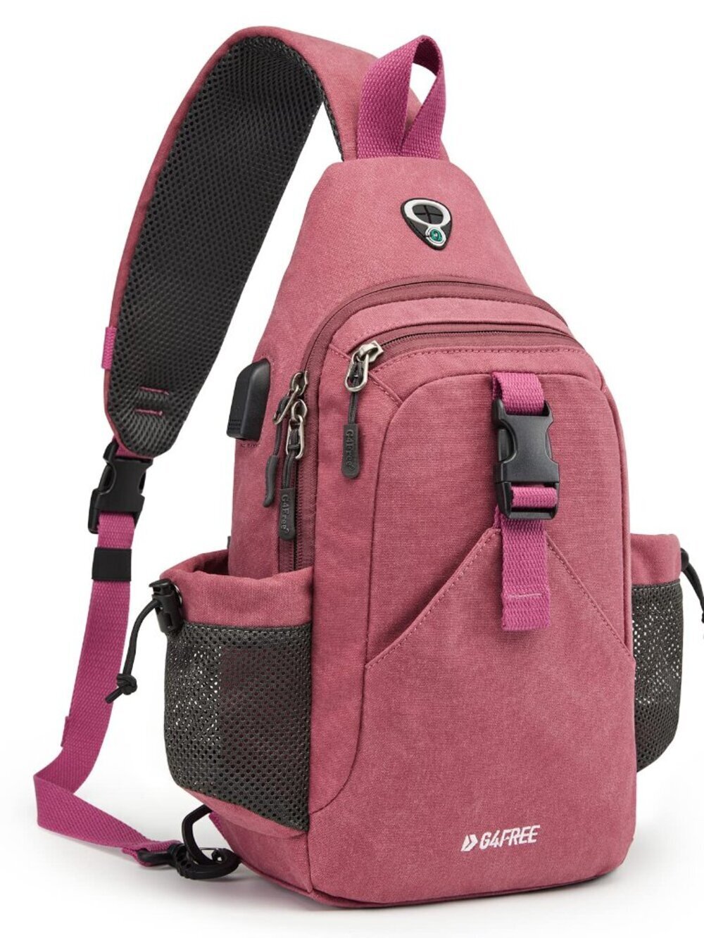 🆕 Sling Chest Bag Shoulder Backpack Crossbody Waterproof Canvas Daypack for - Picture 7 of 7